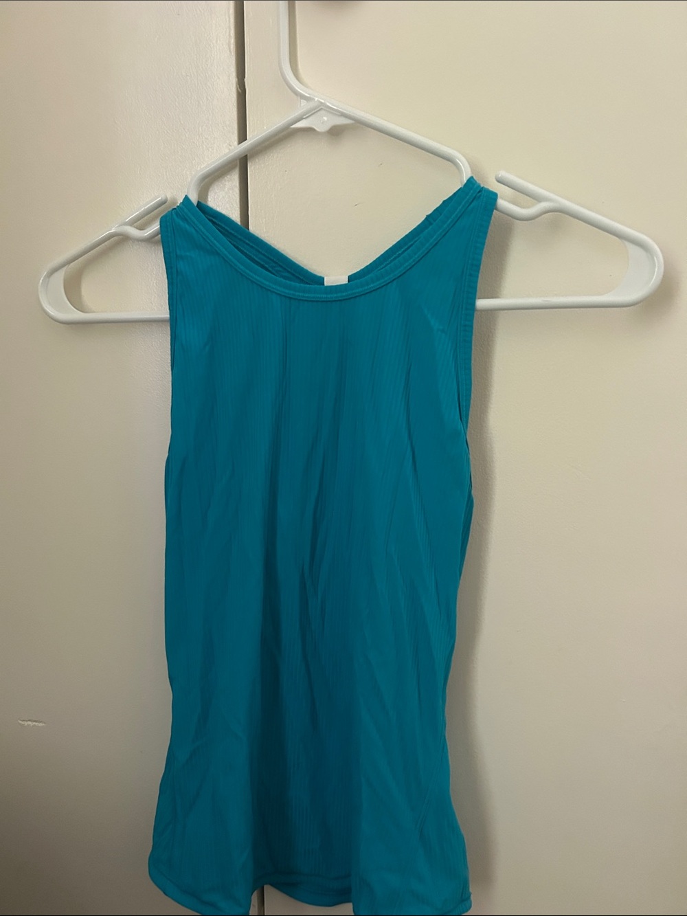 lululemon athletica Teal Ribbed Tank Top